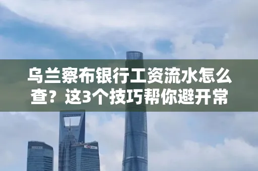 乌兰察布银行工资流水怎么查?这3个技巧帮你避开常见坑