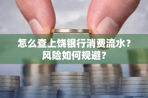 怎么查上饶银行消费流水?风险如何规避?