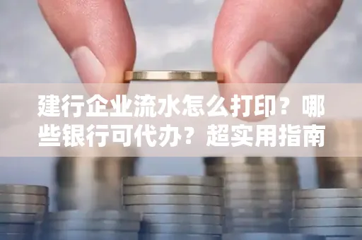 建行企业流水怎么打印?哪些银行可代办?超实用指南来了!