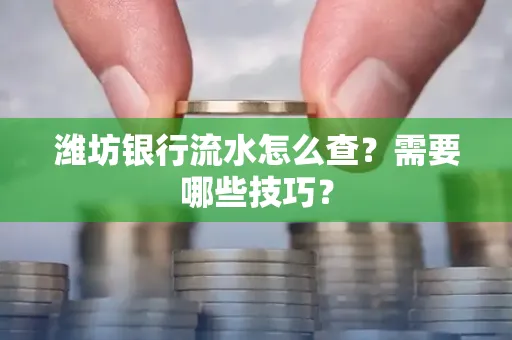 潍坊银行流水怎么查?需要哪些技巧? 潍坊银行流水怎么查?需要哪些技巧?