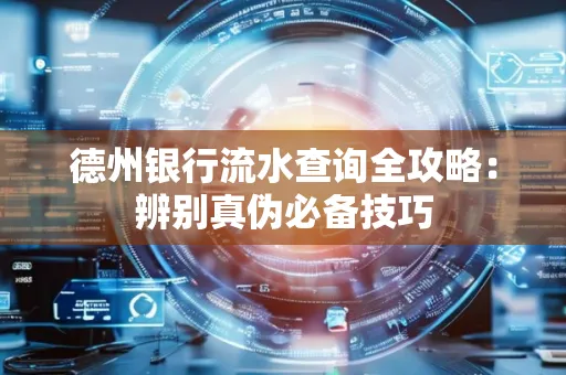 德州银行流水查询全攻略:辨别真伪必备技巧
