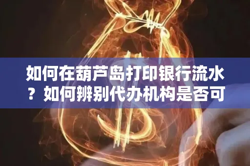 如何在葫芦岛打印银行流水?如何辨别代办机构是否可靠,避免作假套路?