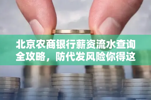 北京农商银行薪资流水查询全攻略,防代发风险你得这样做