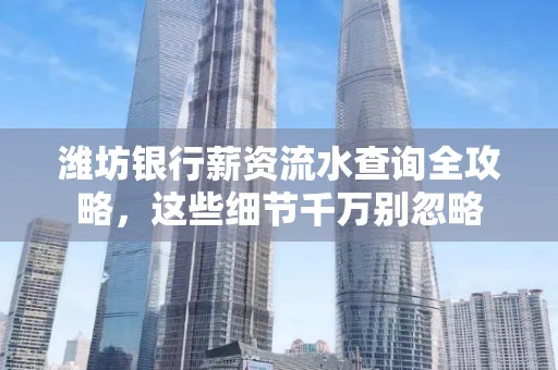 潍坊银行薪资流水查询全攻略,这些细节千万别忽略