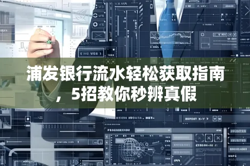 浦发银行流水轻松获取指南,5招教你秒辨真假