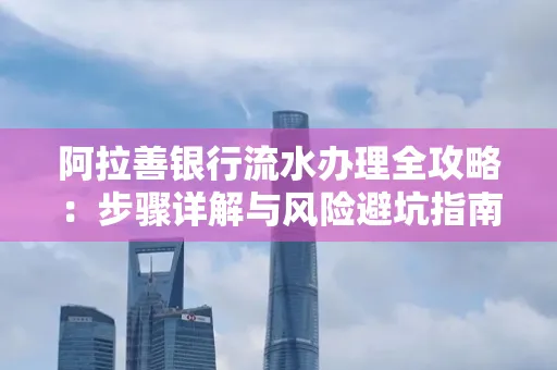 阿拉善银行流水办理全攻略:步骤详解与风险避坑指南