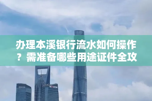 办理本溪银行流水如何操作?需准备哪些用途证件全攻略?