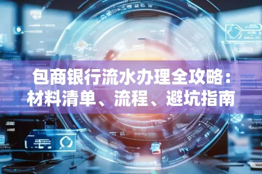 包商银行流水办理全攻略:材料清单、流程、避坑指南